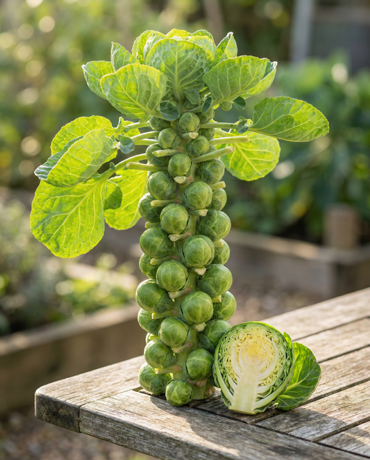 Brussels Sprouts Igor F1 (Brassica oleracea) – annual seeds from SeedsChoice