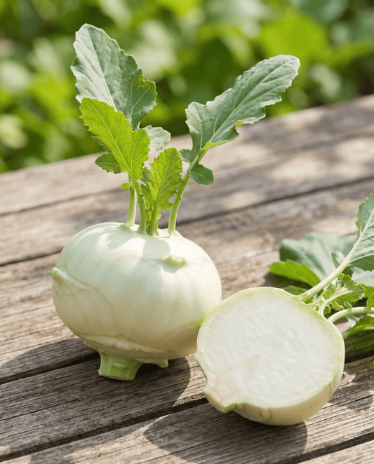 Kohlrabi Lanro (Brassica oleracea) – annual vegetable seeds from SeedsChoice
