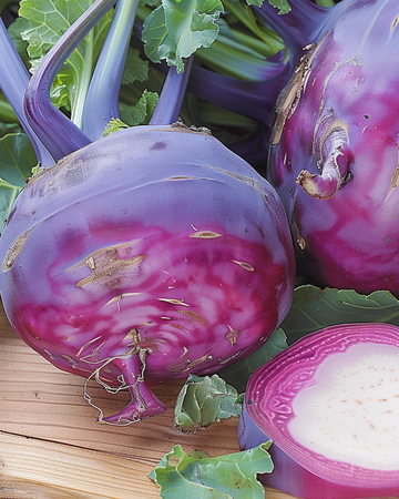 Kohlrabi Blaro Samen (Brassica oleracea) – einjähriges Gemüse