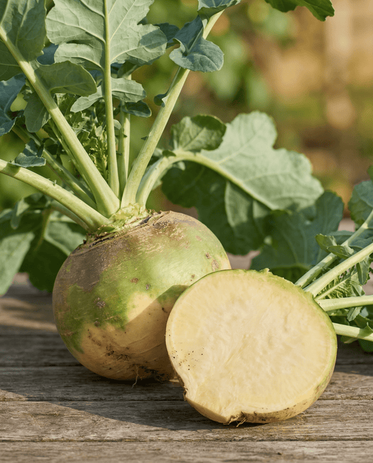 Steckrübe Wilhelmsburger Greentop (Brassica napus) – einjährige Gemüsesamen von SeedsChoice