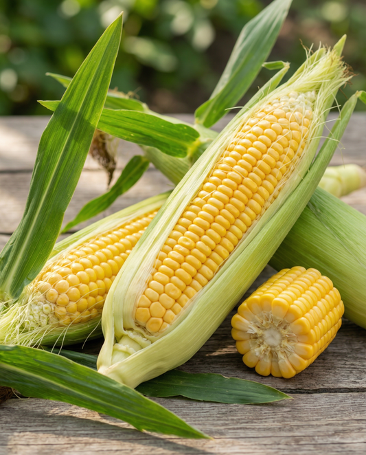 Golden Bantam Sweet Corn (Zea mays) – annual vegetable seeds from SeedsChoice