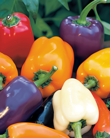 Paprika 5 Colour Mix Samen (Capsicum annuum) – einjähriges Gemüse