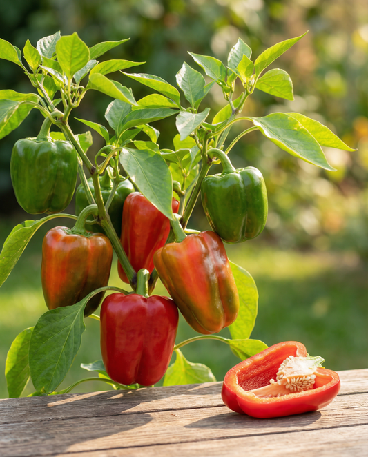 Paprika Reina F1 (Capsicum annuum) – einjährige Gemüsesamen von SeedsChoice