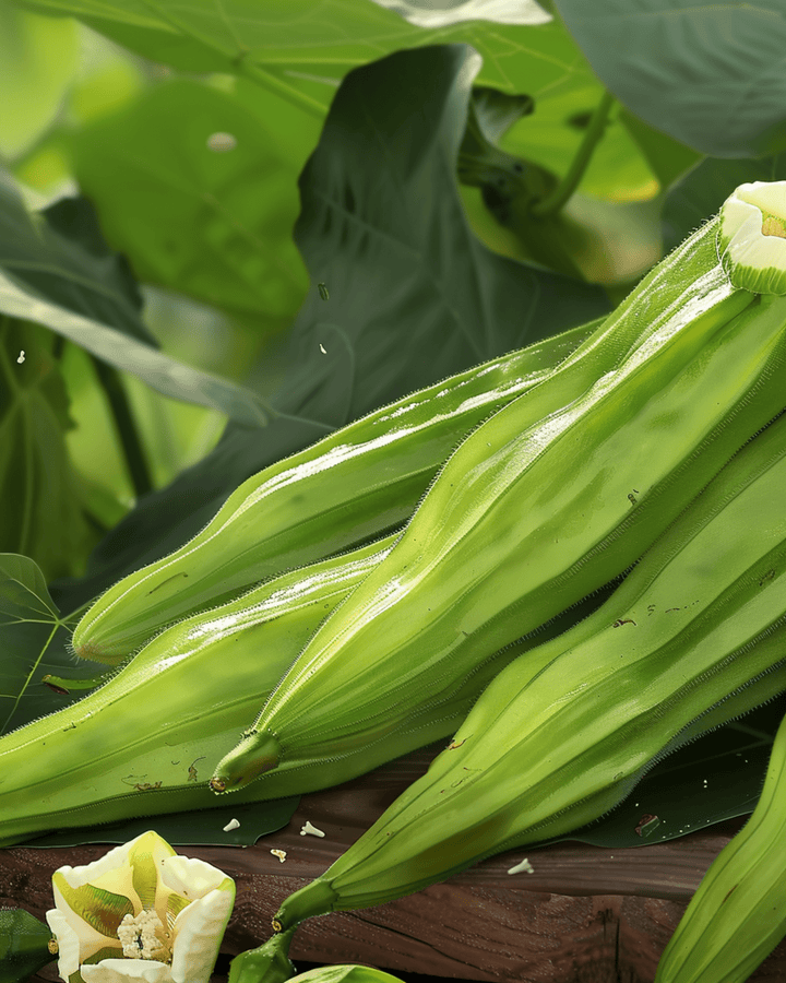 Okra Clemson Spineless seeds (Abelmoschus esculentus) – annual vegetable