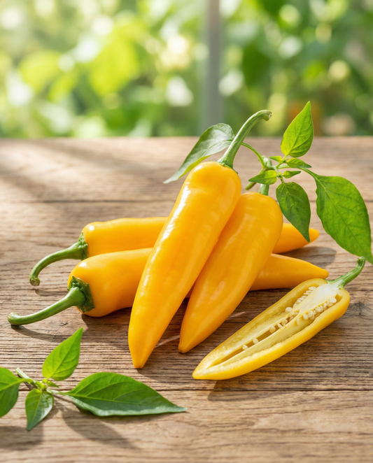 Paprika Palladio F1 Yellow Fruit (Capsicum annuum) – einjährige Gemüsesamen von SeedsChoice