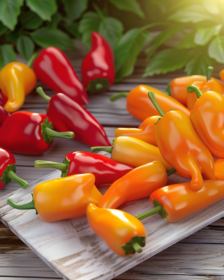Snack-Paprika Sweet Snacking Pepper Mix Samen (Capsicum annuum) – einjähriges Gemüse