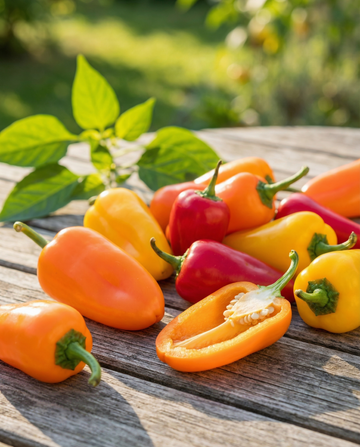 Snack-Paprika Sweet Snacking Pepper Mix (Capsicum annuum) – einjährige Gemüsesamen von SeedsChoice