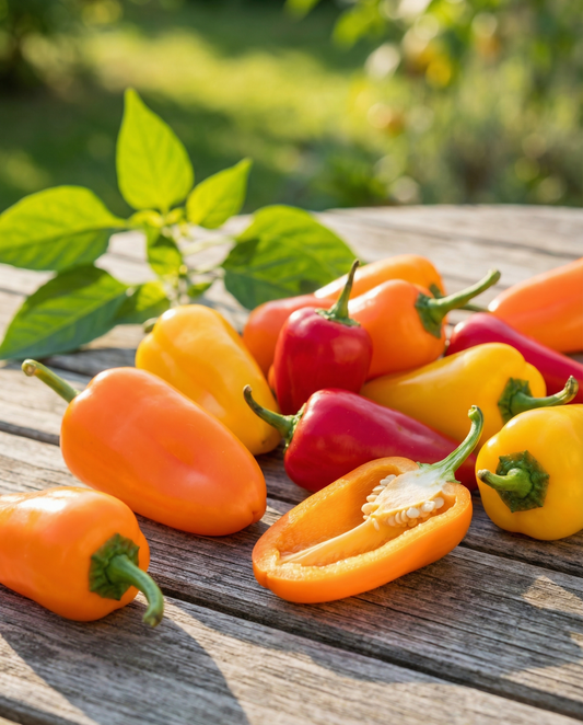 Snack-Paprika Sweet Snacking Pepper Mix (Capsicum annuum) – einjährige Gemüsesamen von SeedsChoice