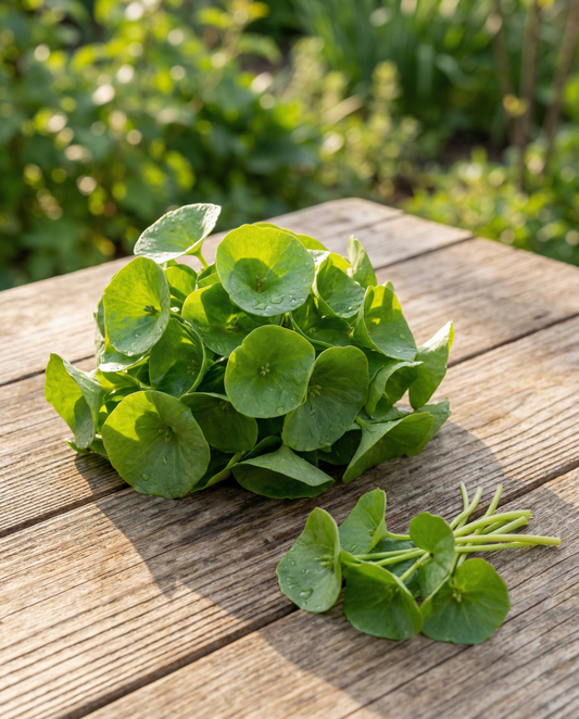 Winterpostelein Leaf Crop (Claytonia perfoliata) – einjährige Gemüsesamen von SeedsChoice