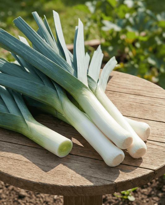 Leek Blue Green Autumn (Allium porrum) – annual vegetable seeds from SeedsChoice