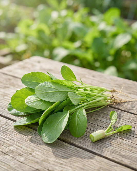 Turnip Leaves (Brassica rapa) – annual vegetable seeds from SeedsChoice