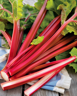 Rhubarb Seeds Victoria Rheum Undulatum Perennial