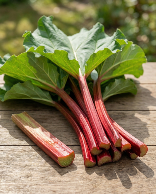 Rhabarber Victoria (Rheum undulatum) – mehrjährige Samen von SeedsChoice