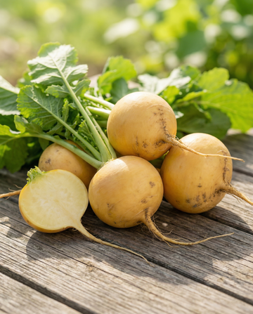 Garden Turnip Goldana (Brassica rapa) – annual vegetable seeds from SeedsChoice
