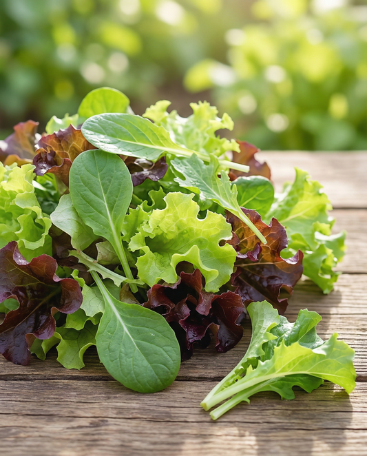 Salatmischung Mesclun Kopfsalat (Lactuca sativa) – einjährige Gemüsesamen von SeedsChoice