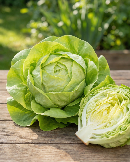 Butterhead Lettuce Grosse Blonde Paresseuse Heirloom (Lactuca sativa) – annual vegetable seeds from SeedsCh…