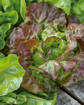 Salatsamen Merveille des Quatre Saisons Lactuca Sativa einjährig