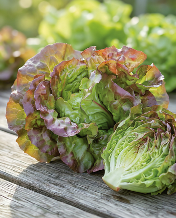 Lettuce Merveille Des Quatre Saisons (Lactuca sativa) – annual vegetable seeds from SeedsChoice