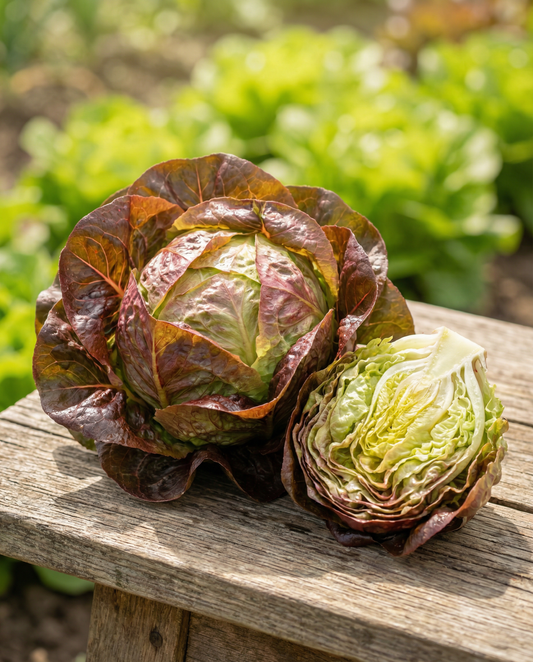 Rouge Grenobloise Salat (Lactuca sativa) – einjährige Gemüsesamen von SeedsChoice