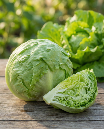 Iceberg Lettuce Great Lakes 118 Crisp Heads (Lactuca sativa) – annual vegetable seeds from SeedsChoice