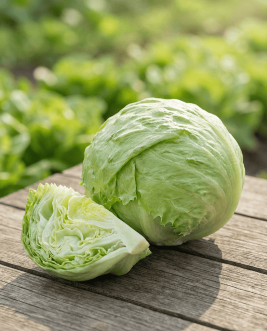 Iceberg Lettuce Calmar (Lactuca sativa) – einjährige Gemüsesamen von SeedsChoice