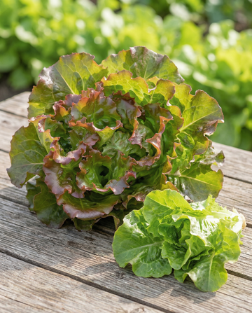 Leaf Lettuce Amerikaanse Roodrand (Lactuca sativa) – annual vegetable seeds from SeedsChoice