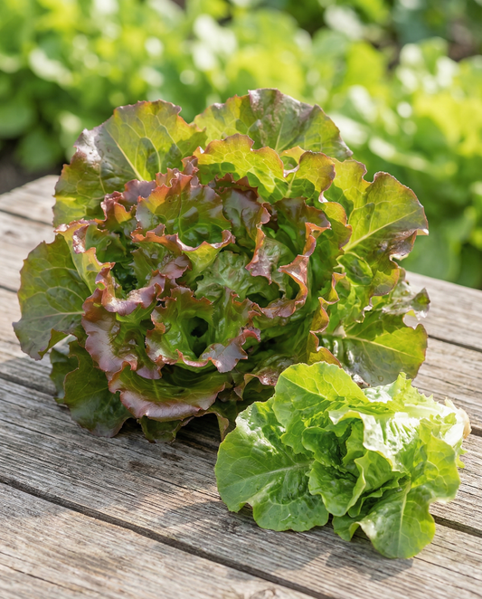 Blattsalat Amerikaanse Roodrand (Lactuca sativa) – einjährige Gemüsesamen von SeedsChoice