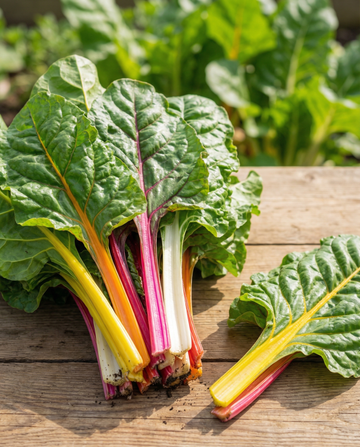 Multicolor Chard Bright Lights Rainbow (Beta vulgaris) – annual vegetable seeds from SeedsChoice