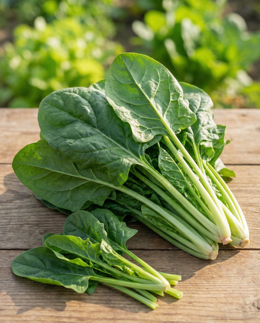 Spinat Viroflex Giant White (Spinacia oleracea) – einjährige Gemüsesamen von SeedsChoice