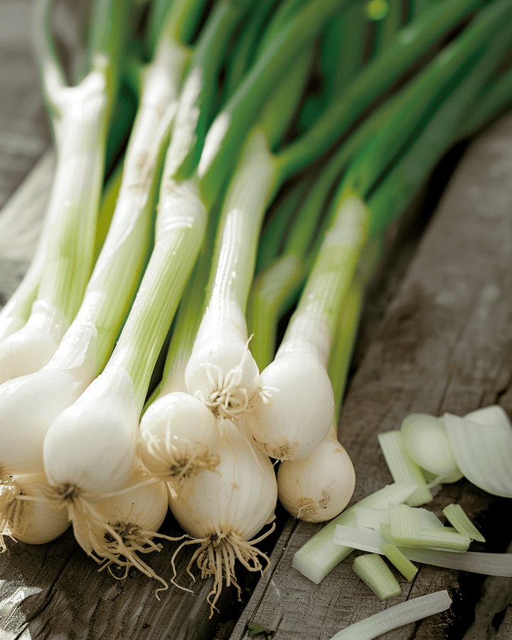 Bunching Onion White Lisbon Spring seeds (Allium cepa) – annual vegetable