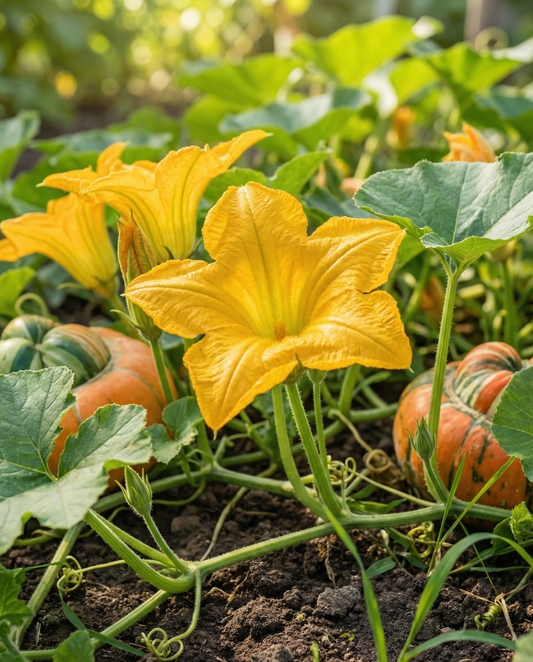Ornamental Gourd Turkish Turban (Cucurbita maxima) – annual seeds from SeedsChoice