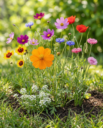 Schmetterlingsgarten-Mischung 250g – einjährige Blumensamen von SeedsChoice