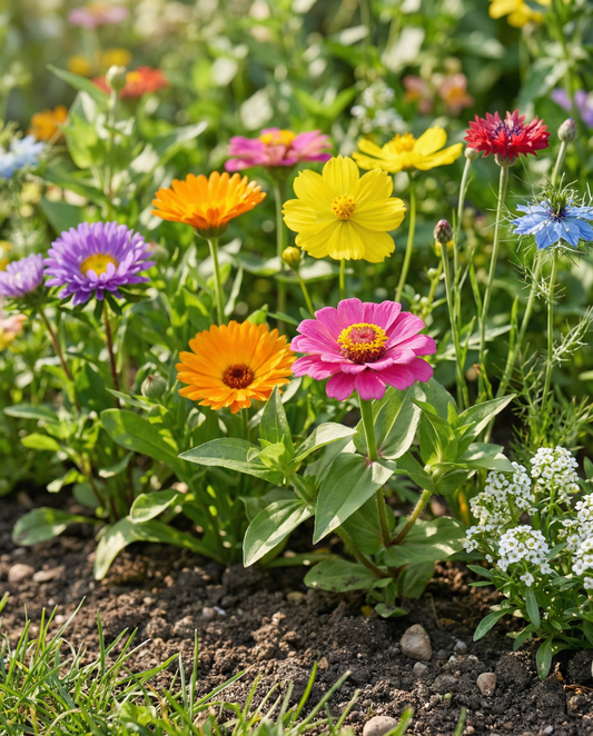 Summerflowers Mix 250g Pack For Outdoor Sowing – annual flower seeds from SeedsChoice