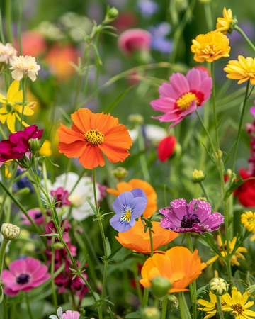 Schnittblumen-Mischung 250 g, 60 bis 80 cm Samen – einjährige Blume