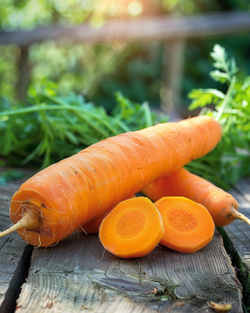 Summer Carrot Amsterdamse Bak Cylindrical seeds (Daucus carota) – vegetable