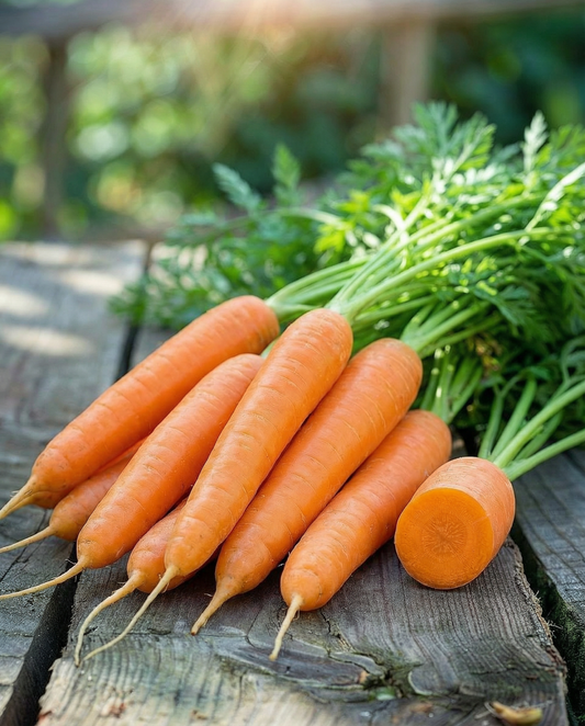 Summer Carrot Amsterdamse Bak Cylindrical (Daucus carota) – vegetable seeds from SeedsChoice