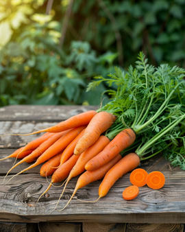 Nantes Carrot Seeds Daucus Carota Summer Variety 25g Pack