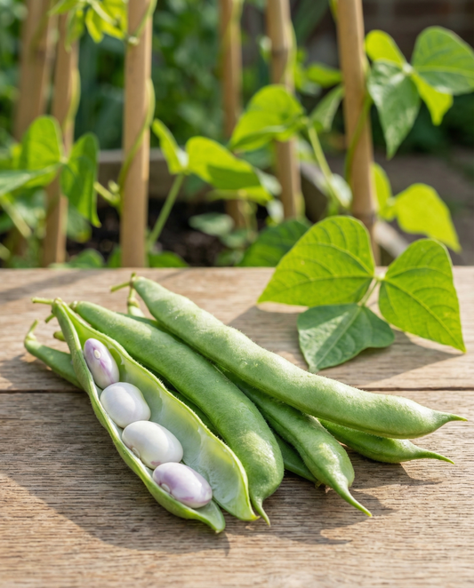 Runner Bean Large Seeded 100g (Phaseolus coccineus) – annual vegetable seeds from SeedsChoice