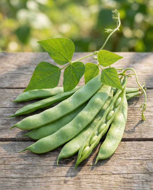 Kletternde Buschbohne Helda 100g (Phaseolus vulgaris) – einjährige Kletterpflanze Samen von SeedsChoice