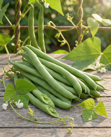 Pole Beans Neckarkönigin 100g (Phaseolus vulgaris) – annual vegetable seeds from SeedsChoice