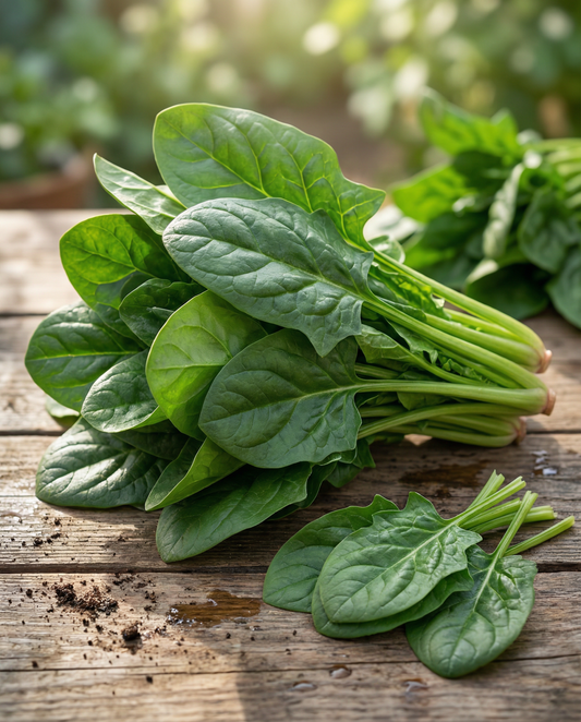 Spinach Bazaroet (Spinacia oleracea) – annual vegetable seeds from SeedsChoice