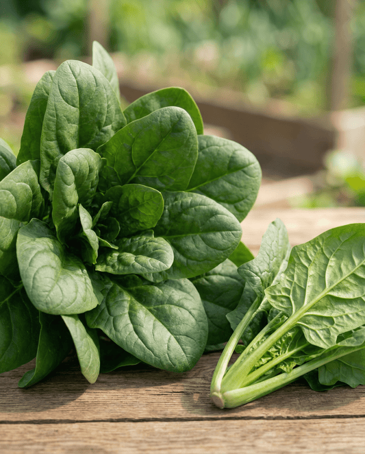 Spinach Breedblad Scherpzaad Garden (Spinacia oleracea) – annual vegetable seeds from SeedsChoice