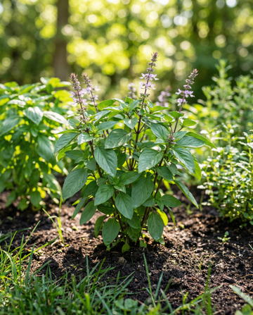 Zimtbasilikum (Ocimum basilicum) – Bio-Kräutersamen, einjährig | SeedsChoice