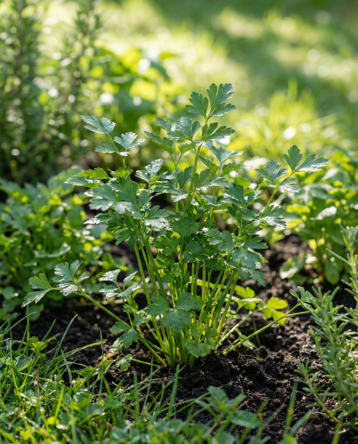 Flat Parsley seeds (Petroselinum crispum) – organic biennial herb