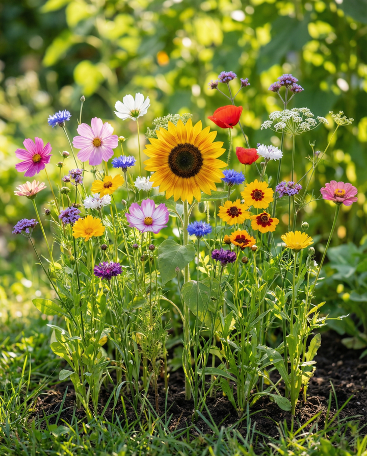 Schnittblumen-Sortenmischung Samen – einjährige Bio-Blume