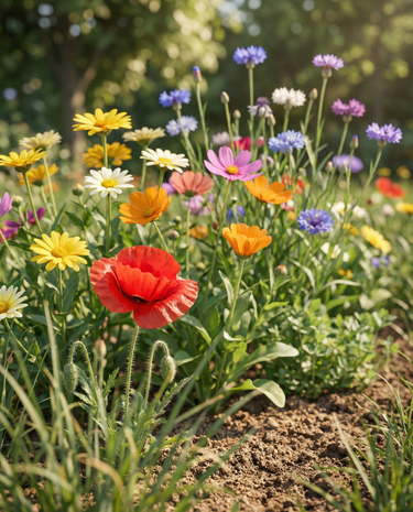 Friendly Summerflowers Mix 15m2 Pack seeds – annual flower