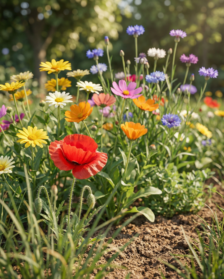 Friendly Summerflowers Mix 15m2 Pack seeds – annual flower
