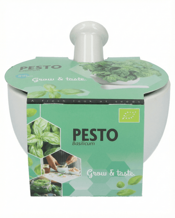 Basil Mortar Set seeds – organic herb from SeedsChoice