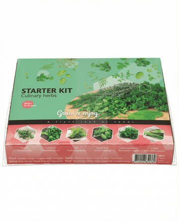 Kulinarisches Starter-Set mit 6 Sorten – Anzucht-Set von SeedsChoice