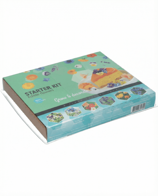 Essbares Starter-Set (Borago officinalis) – Anzuchtset Samen von SeedsChoice